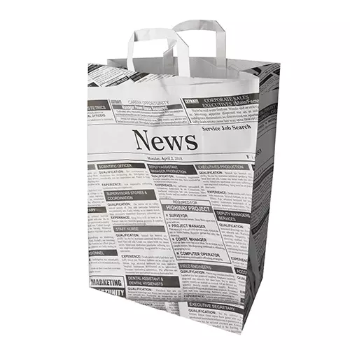 Papstar 87056, Tragetaschen, Papier 44 cm x 32 cm x 17 cm Newsprint mit Tragegriff, image 1, gallery thumbnail
