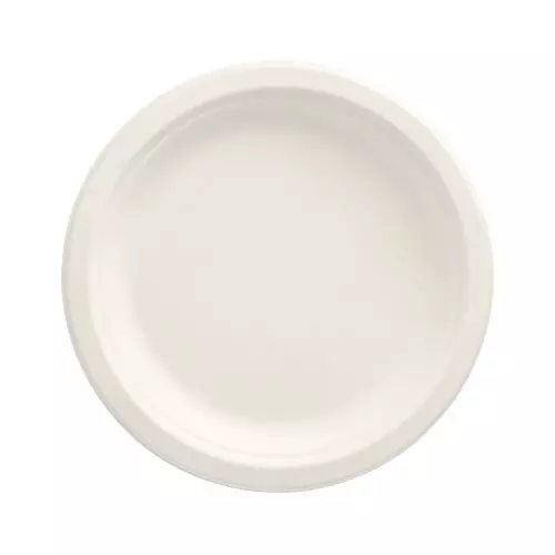 Papstar 89747, Pure Plate, Sugarcane Undivided Ø 18 cm - 2 cm, image 1, gallery thumbnail