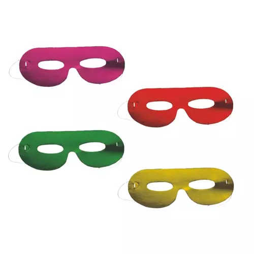 Papstar 19458, Gesichtsmasken farbig sortiert Metallic, image 1, gallery thumbnail