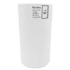 Green Hygiene 96593, Kai-UWE Kitchen Paper Roll Ø 13 cm - 22 cm x 24.7 cm 100 Sheets, 3-Ply
