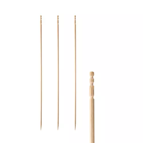 Papstar 81097, Pure Turned 15 cm Appetizer Pick, image 1, gallery thumbnail