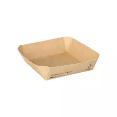 Conpax (LM) 97072, Conpax (LM) Snack Trays, Cardboard Notpla 3.8 cm x 11.5 cm x 11.5 cm