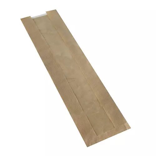 Papstar 87522, Pure Paper Bag with PLA Window 58 cm x 12 cm x 5 cm, image 1, gallery thumbnail