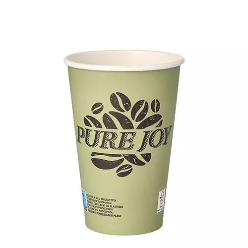 Papstar 87868, Trinkbecher, Pappe 0,3 L Ø 8 cm - 11,7 cm Pure Joy, image 1, gallery thumbnail