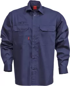 Fristads 100732-540, Cotton Long Sleeve Shirt 7386 BKS