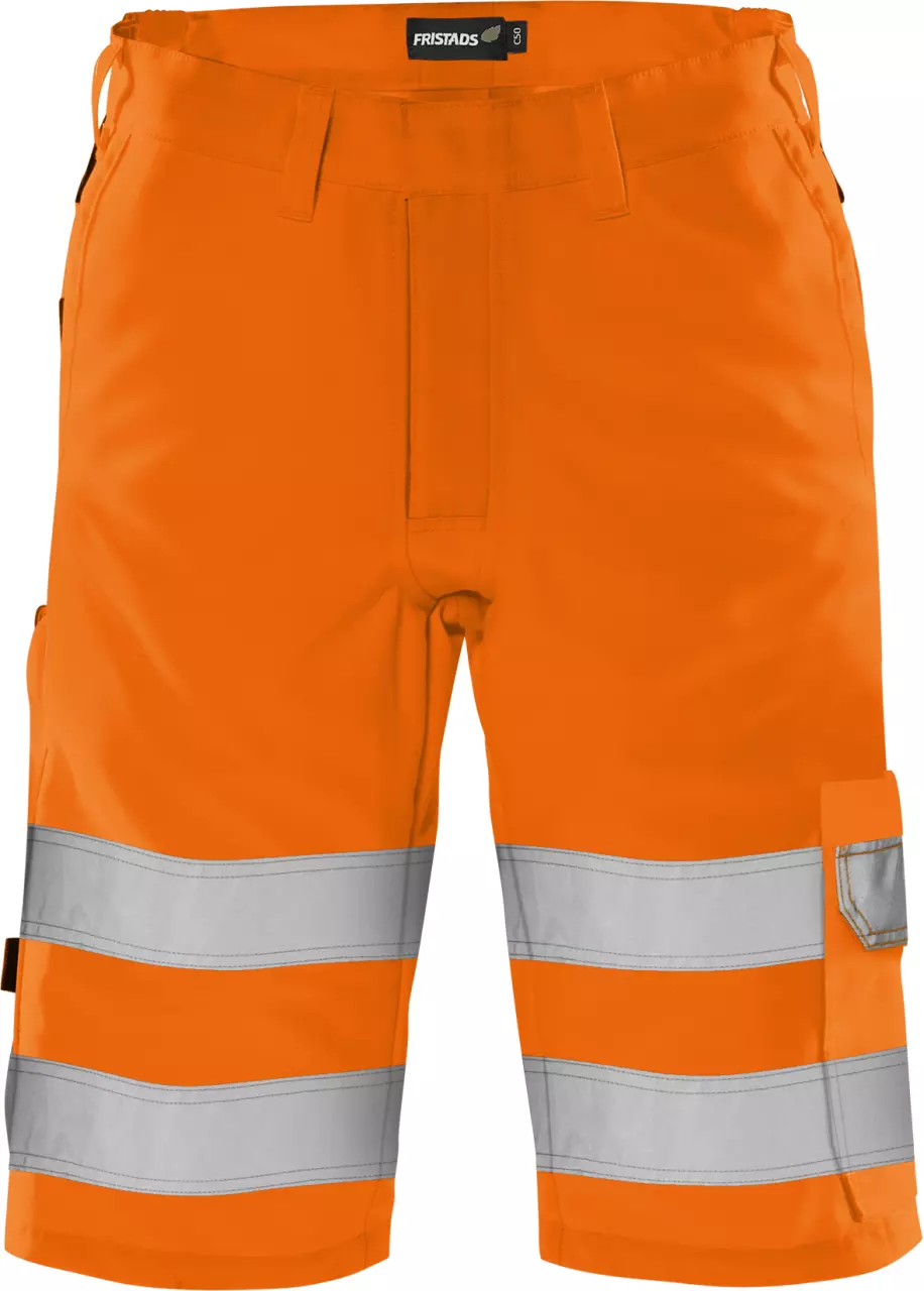 Fristads 134240-230, Green High Vis Shorts Class 2 2650 GPLU, image 1, gallery thumbnail