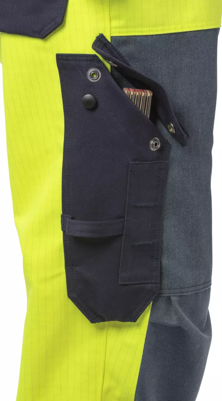Fristads 125943-171, Flame High Vis Bib and Brace Class 2 1585 FLAM, image 3, gallery thumbnail