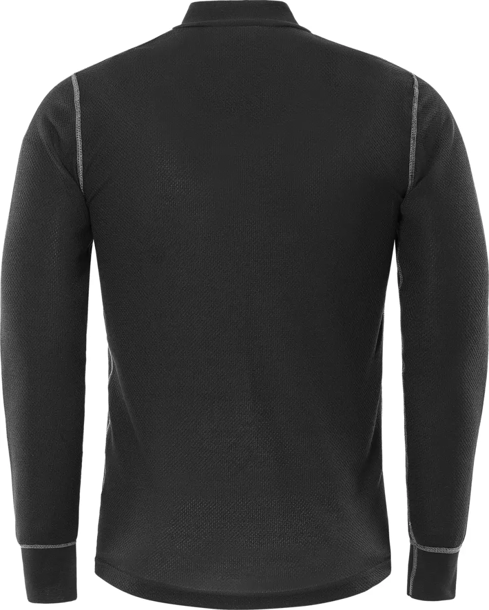 Fristads 127355-940, Quarter Zip Long Sleeve T-Shirt 789 OF, image 2, gallery thumbnail