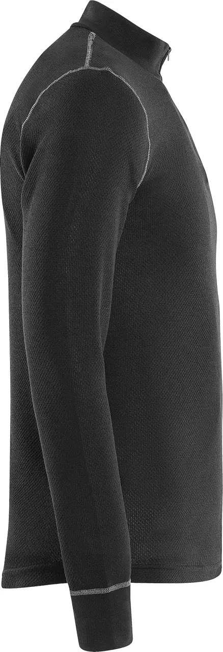 Fristads 127355-940, Quarter Zip Long Sleeve T-Shirt 789 OF, image 5, gallery thumbnail