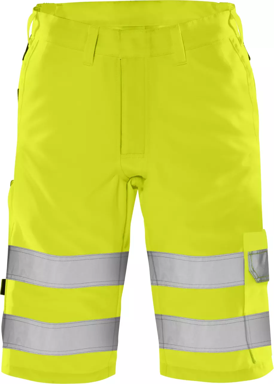Fristads 134240-130, Green High Vis Shorts Class 2 2650 GPLU, image 1, gallery thumbnail