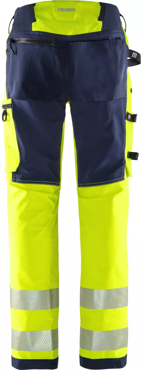 Fristads 134189-171, Green High Visibility Stretch Pants Class 2 2645 GSTP, image 2, gallery thumbnail