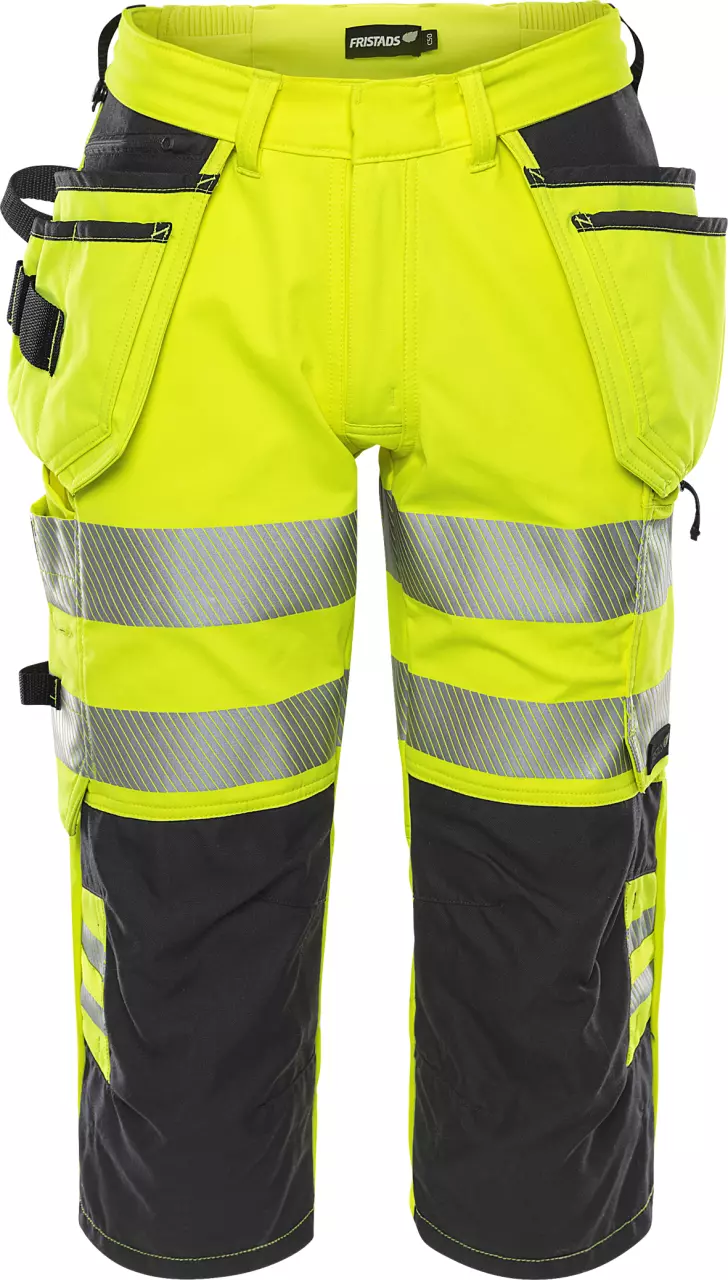 Fristads 301056-196, High Vis Stretch-3/4-Hose Klasse 2 2666 GSTP, image 1, gallery thumbnail
