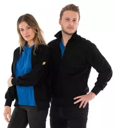 Safeguard® DSWL44547-4XL, Safeguard® ESD Sweatjacket, 260g/m², with Zip, Size 4XL