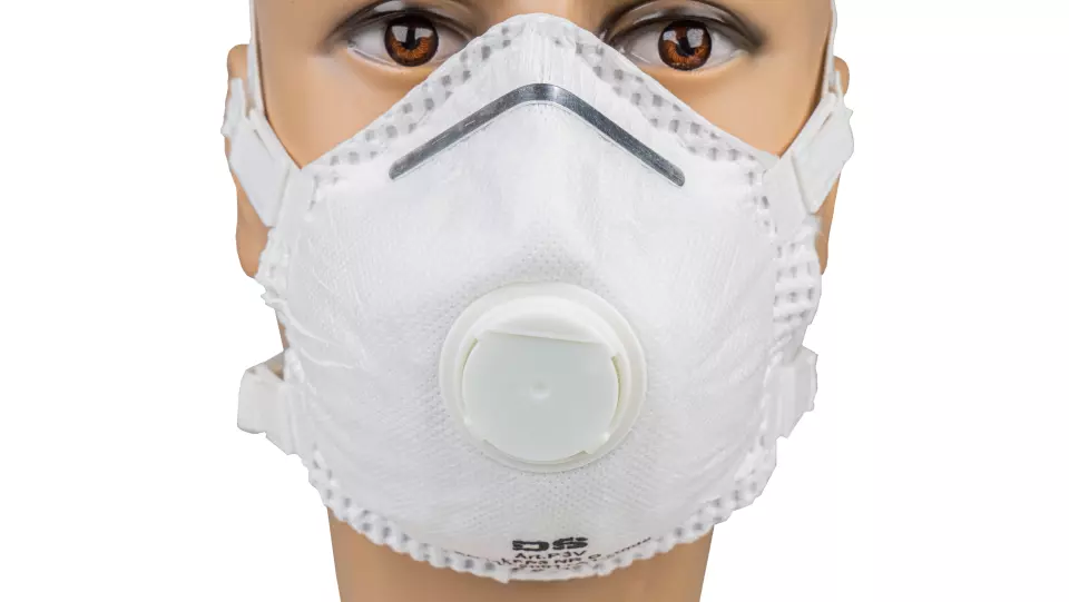 DS Safety P3V, Prosafe® FFP2 Particulate Respirator, With Valve, EN 149, image 1, gallery thumbnail
