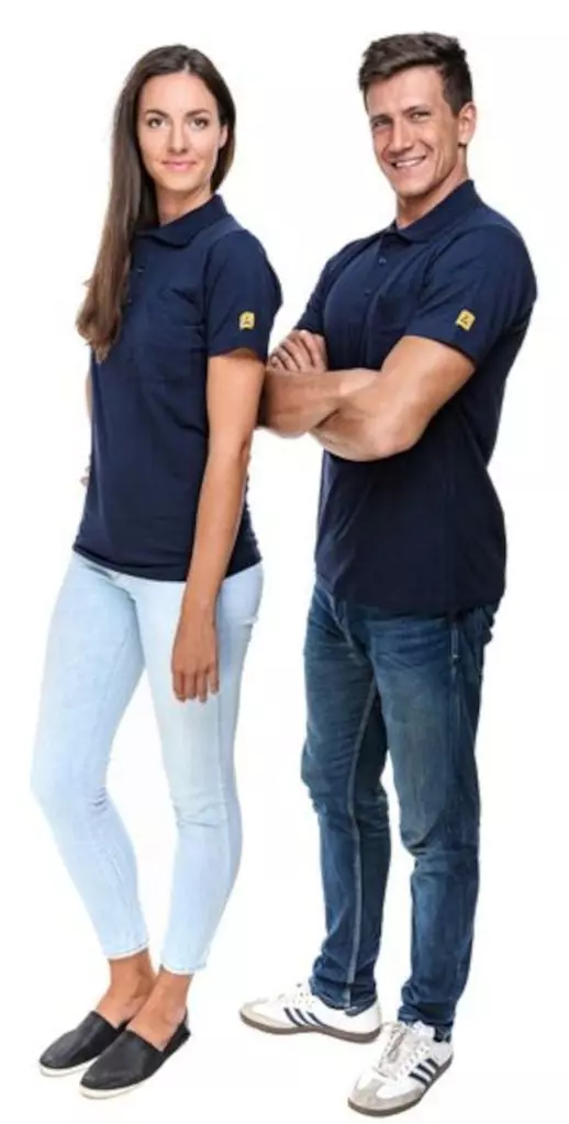 Safeguard® DSWL37, Safeguard® ESD Poloshirt Marineblau 150 g/qm, image 1, gallery thumbnail