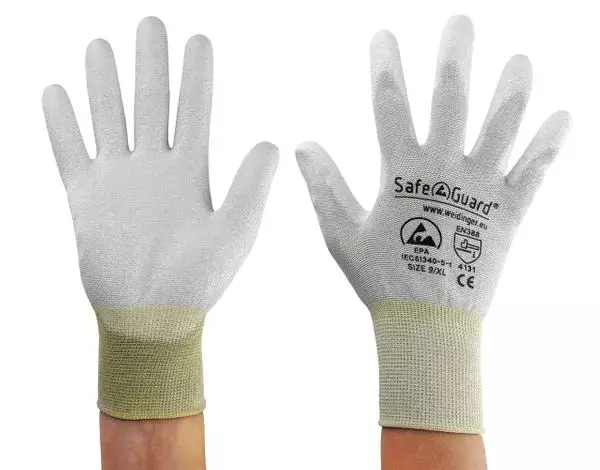 Safeguard® DSWL39, Safeguard® ESD Handschuh, Beschichtete Handflächen (Grau), image 6, gallery thumbnail
