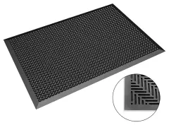 Safeguard® DSWL43049, Safeguard® ESD Floor Mat Black, Hemispherical Studs