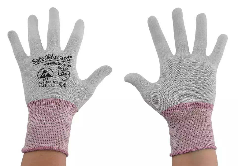 Safeguard® DSWL39, Safeguard® ESD Handschuh, Beschichtete Handflächen (Grau), image 2, gallery thumbnail