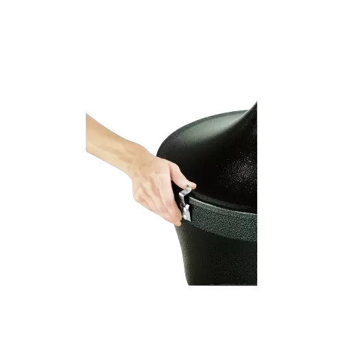 Rubbermaid FGR1639EHGR, Aladdin Smokers' Station Cigarette Bin 5200 Butt Capacity Smoking Waste Management, image 2, gallery thumbnail