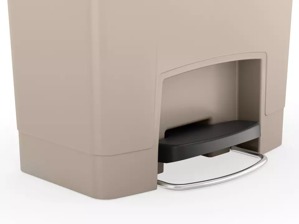 Rubbermaid 1883554, Slim Jim Harz Front Step-On Pedal Bin 15, 38,100 CM x 22,860 CM x 40,640 CM, image 7, gallery thumbnail