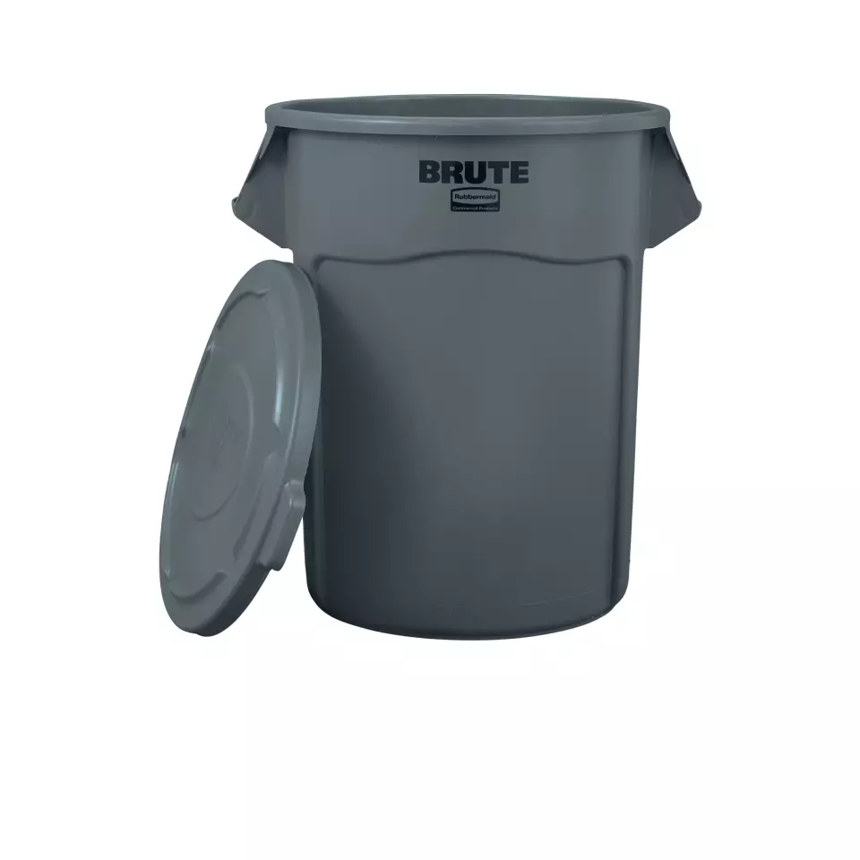 Rubbermaid FG260900, Brute Snap On Bin Lid, Self-Draining, Fits 38L Brute Dustbins, image 4, gallery thumbnail