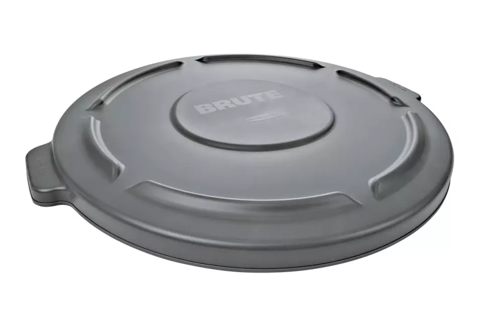 Rubbermaid FG260900, Brute Snap On Bin Lid, Self-Draining, Fits 38L Brute Dustbins, image 1, gallery thumbnail