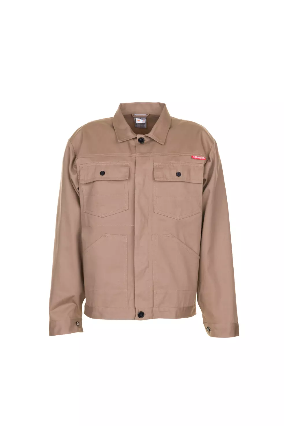 Planam 0151-BU, BW 290 Waisted Jacket Beige, image 1, gallery thumbnail