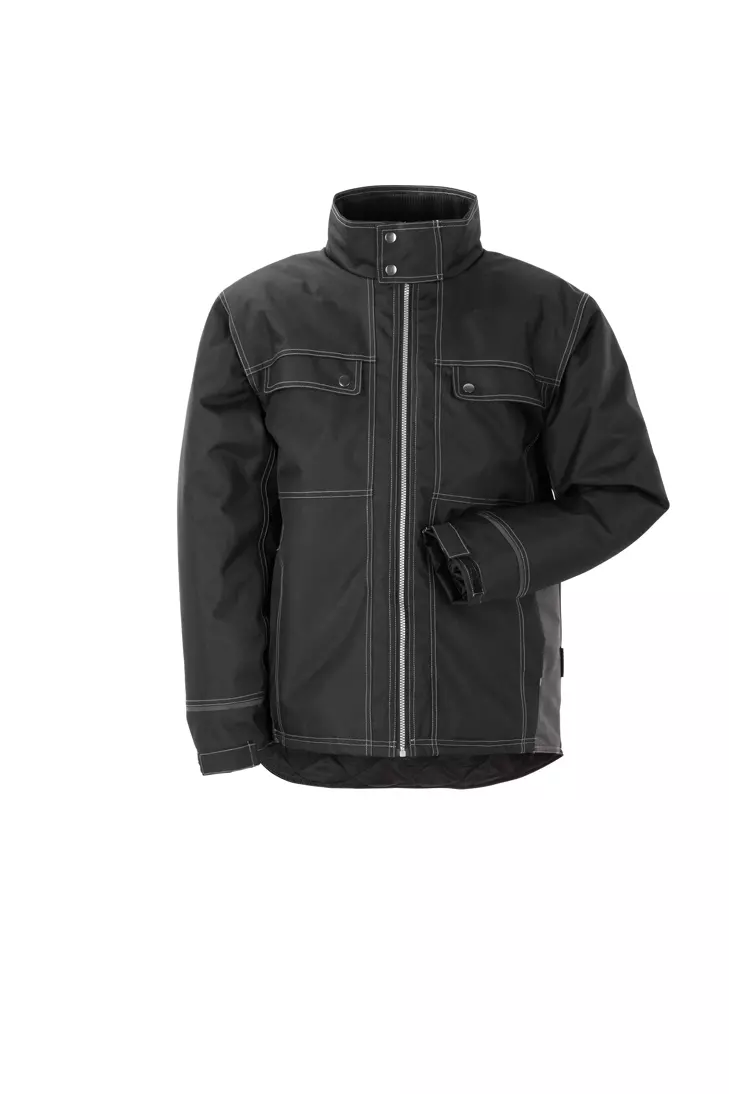 Planam 3344-RAJAUE, Outdoor Raven Jacket Black/Grey, image 1, gallery thumbnail