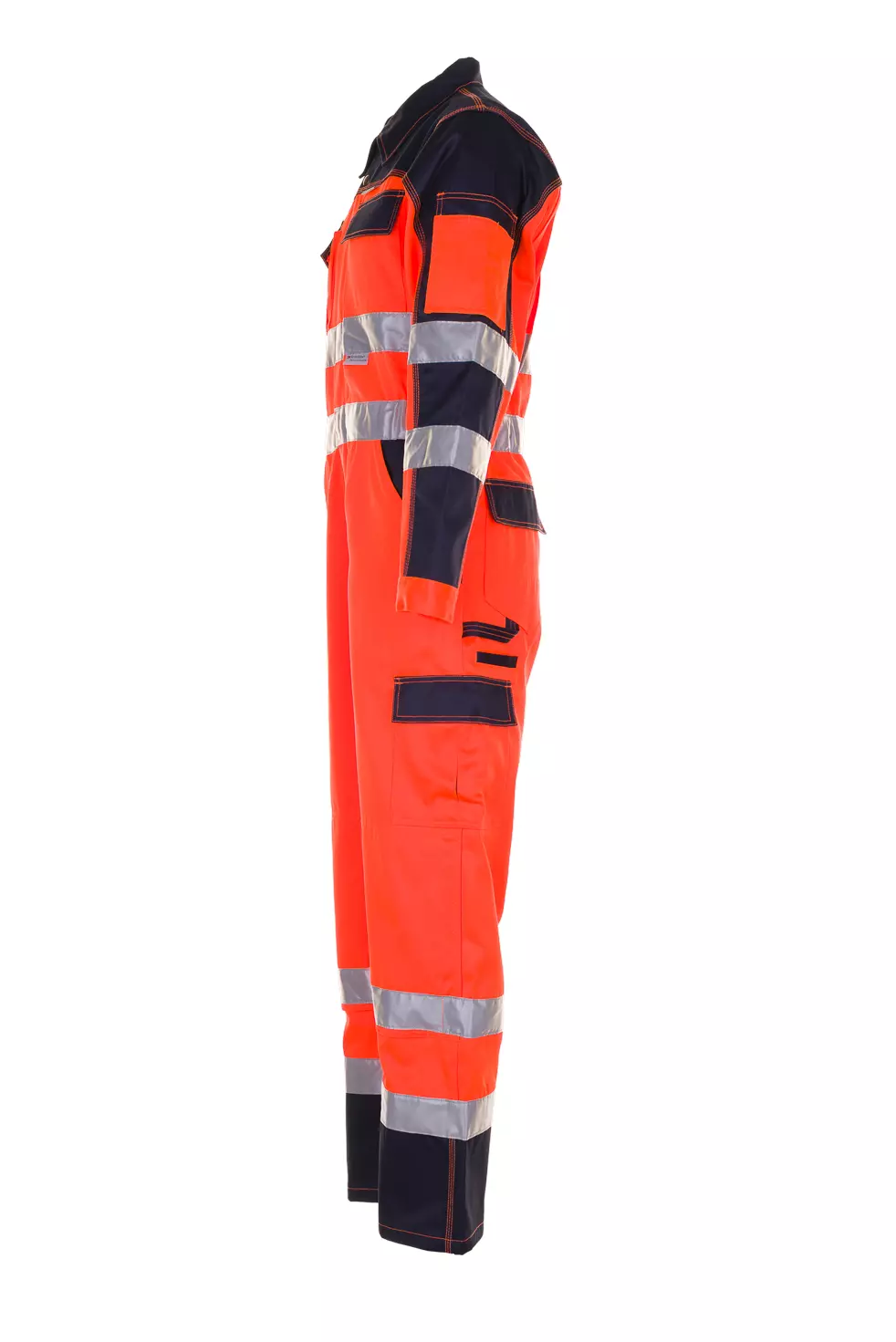 Planam 2036-WARKC, Warnschutz-Overall Zweifarbig Orange/Marine, image 3, gallery thumbnail