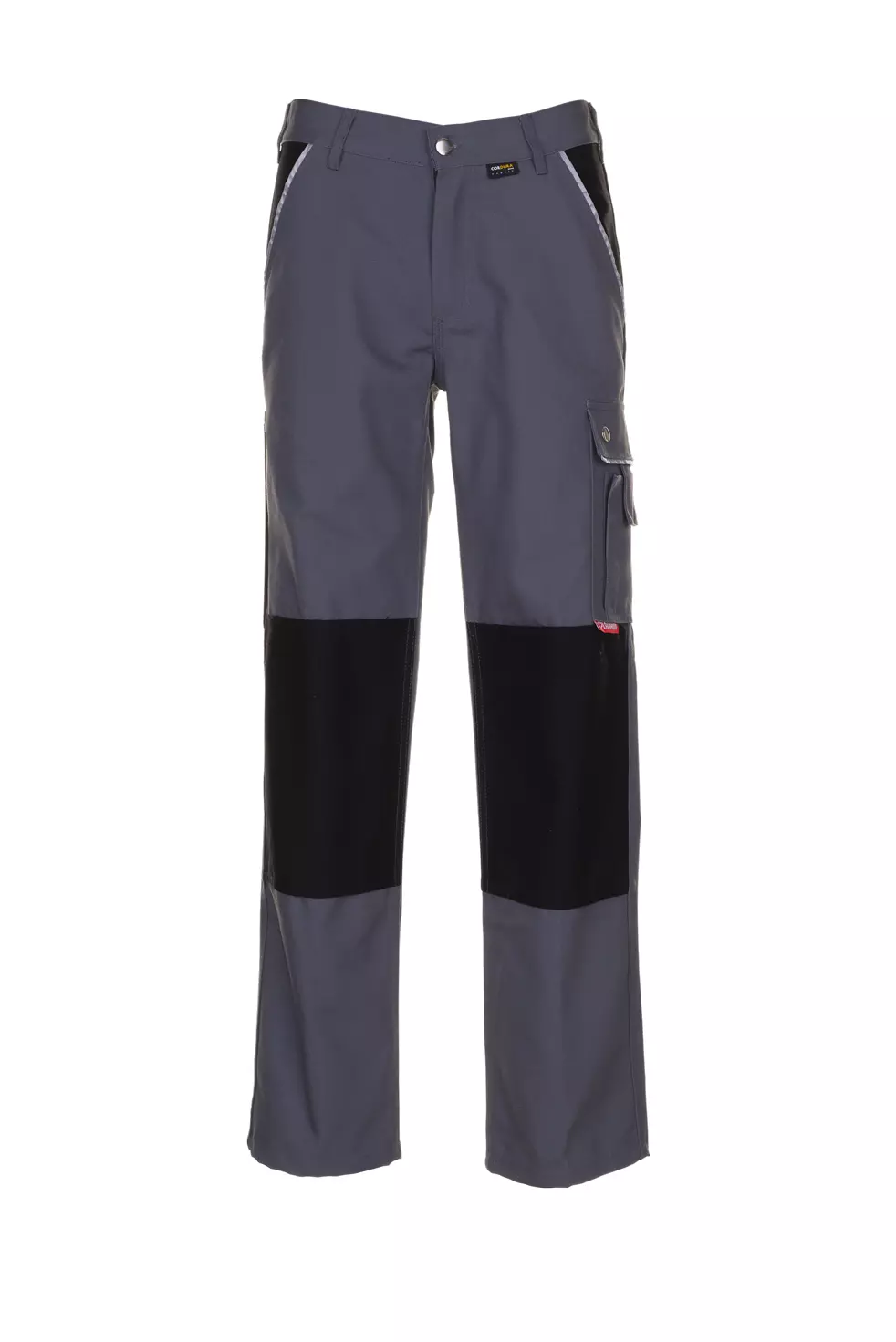 Planam 2123-CAHOUE, Canvas 320 Trousers Grey/Black, image 1, gallery thumbnail