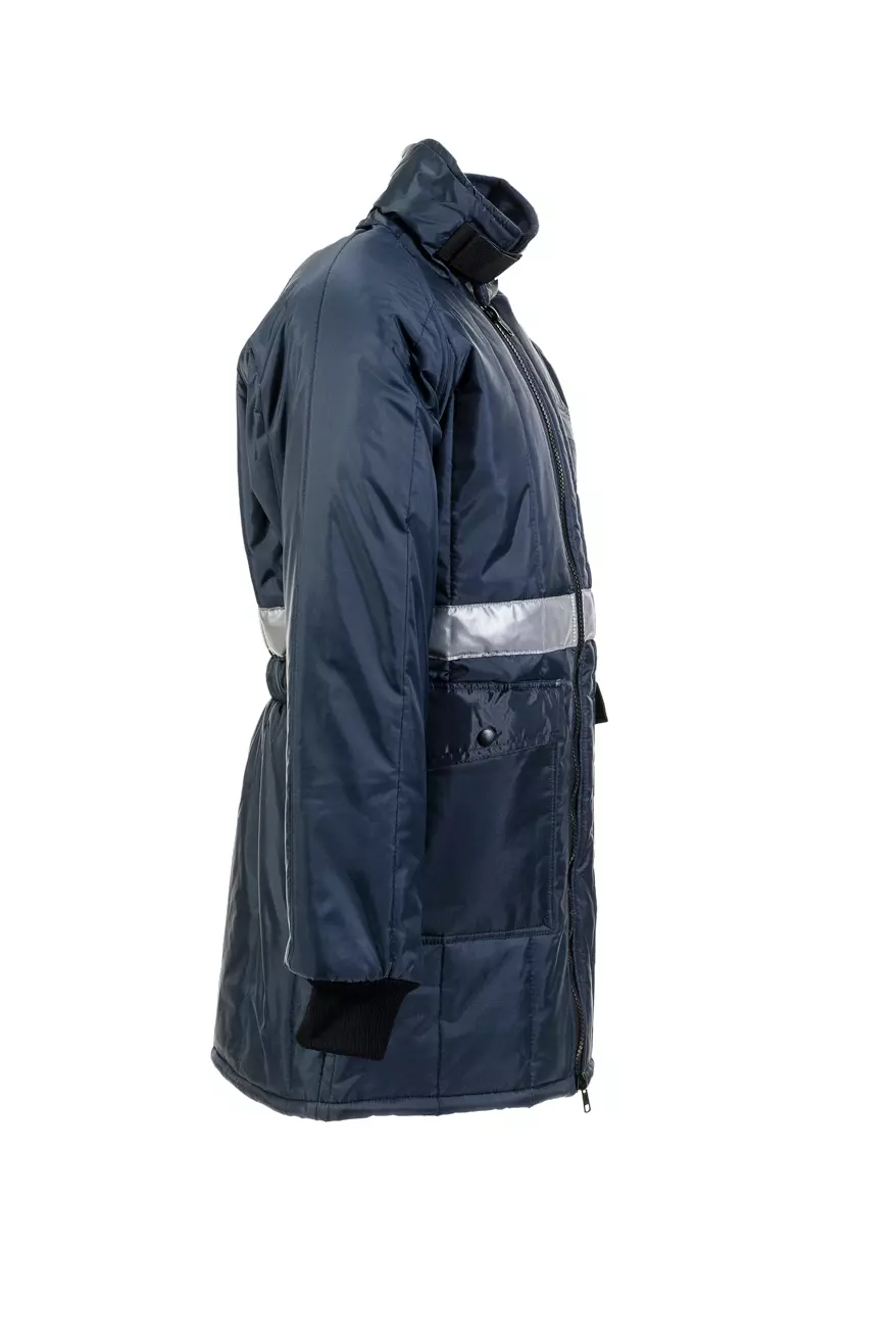 Planam 5131064, Freezing Facility Parka Navy, Blue Lining XXXL, image 4, gallery thumbnail