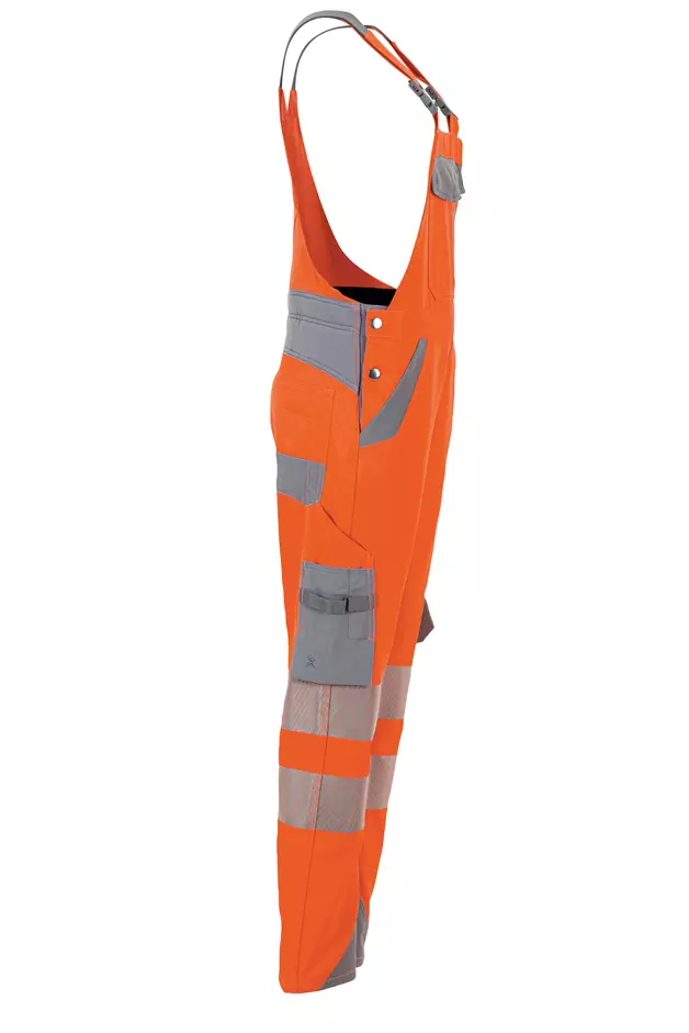 Planam 5935-NWDLAUE, Norit Damen-Latzhose Orange, image 4, gallery thumbnail