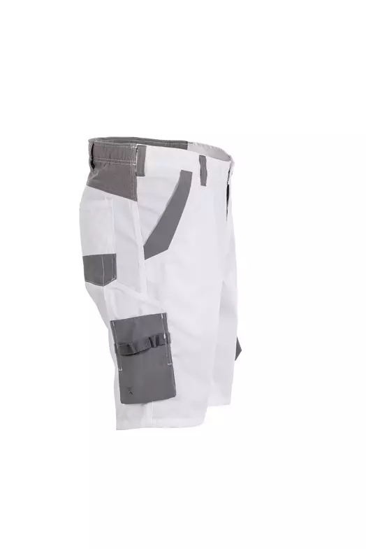 Planam 6458-NOHSH, Norit Herr-shorts vit/zink, image 4, gallery thumbnail