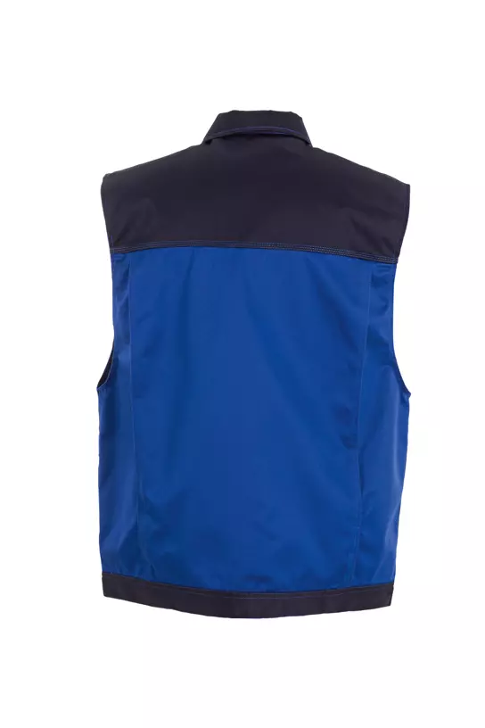 Planam 1251-TRWE, Tristep Vest Royal Blue/Navy, image 2, gallery thumbnail