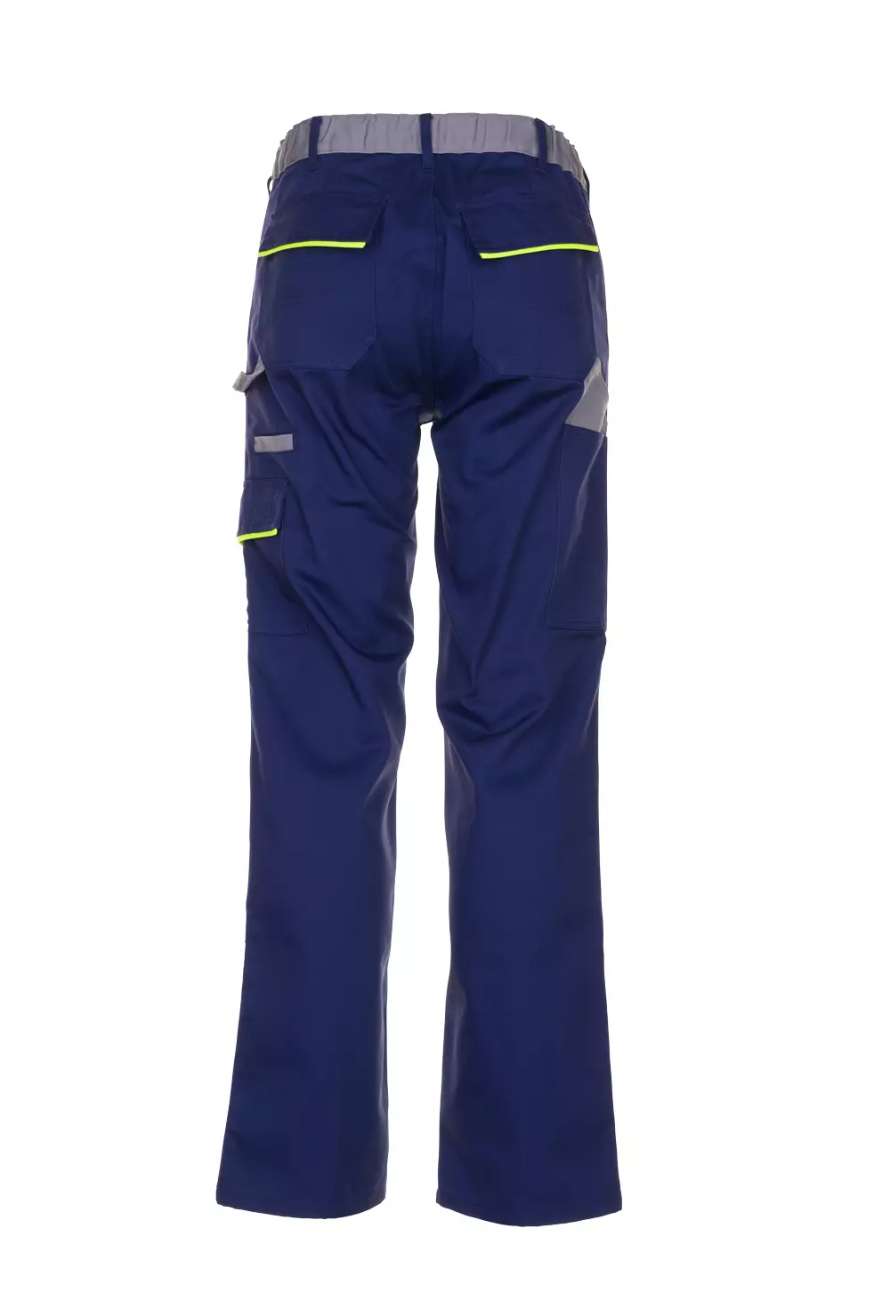 Planam 2423-VLHO, Visline Trousers Marine/Yellow/Zinc, image 2, gallery thumbnail