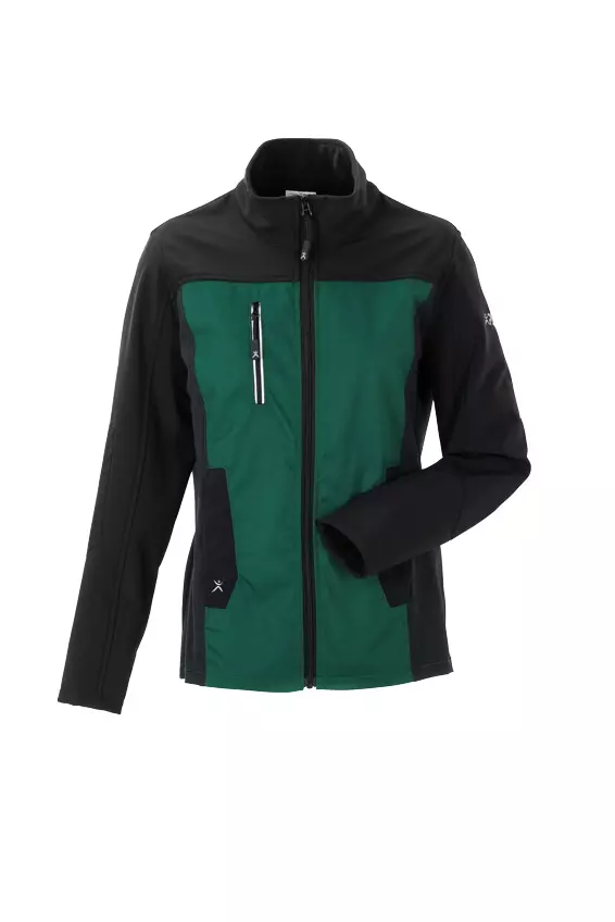 Planam 6514-NODHYUE, Norit Women's Hybridjacket Green/Black, image 1, gallery thumbnail