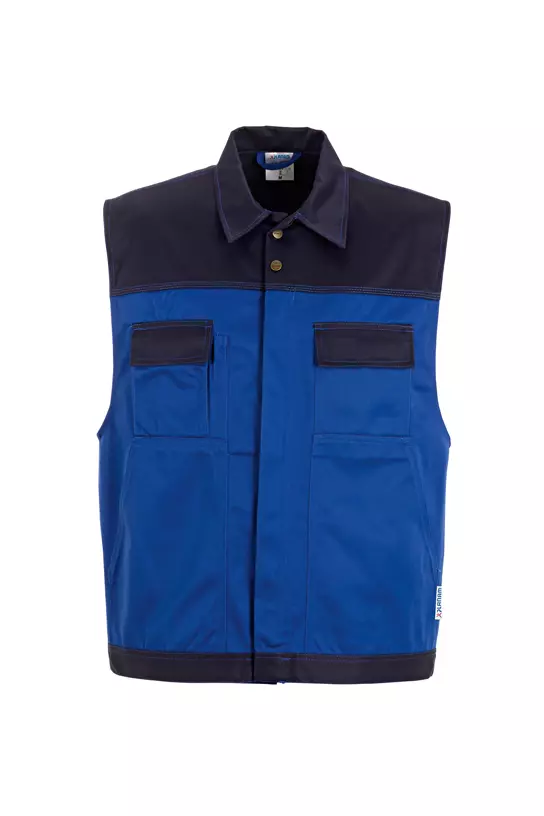 Planam 1251-TRWE, Tristep Vest Royal Blue/Navy, image 1, gallery thumbnail