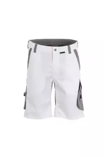 Planam 6458-NOHSH, Norit Herr-shorts vit/zink