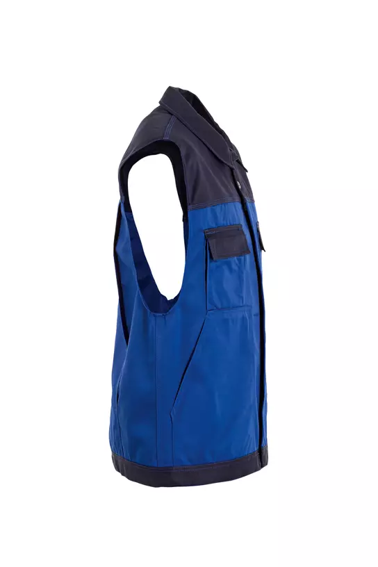 Planam 1251-TRWE, Tristep Vest Royal Blue/Navy, image 4, gallery thumbnail