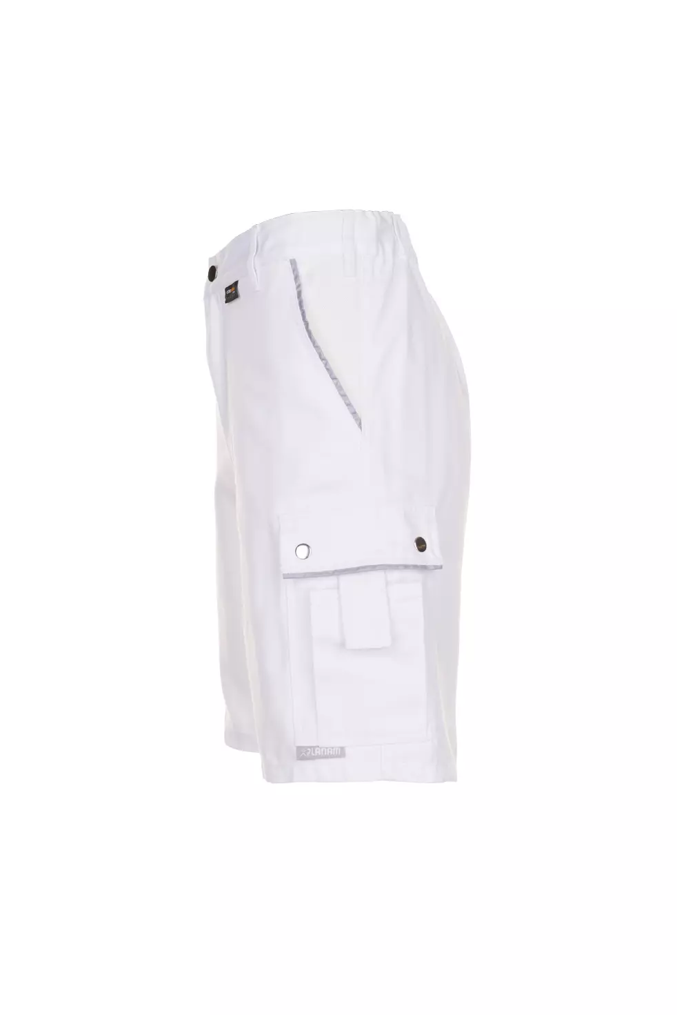 Planam 2172064, Canvas 320 Shorts Pure White/Pure White XXXL, image 3, gallery thumbnail