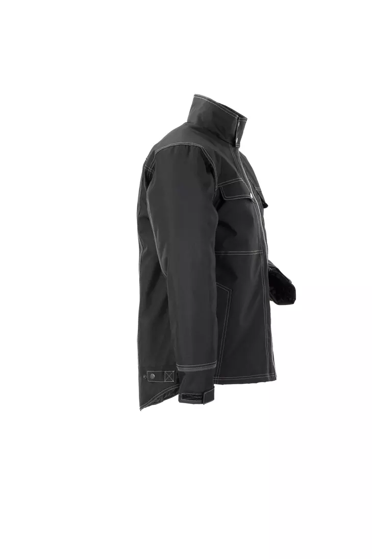 Planam 3344-RAJAUE, Outdoor Raven Jacket Black/Grey, image 4, gallery thumbnail