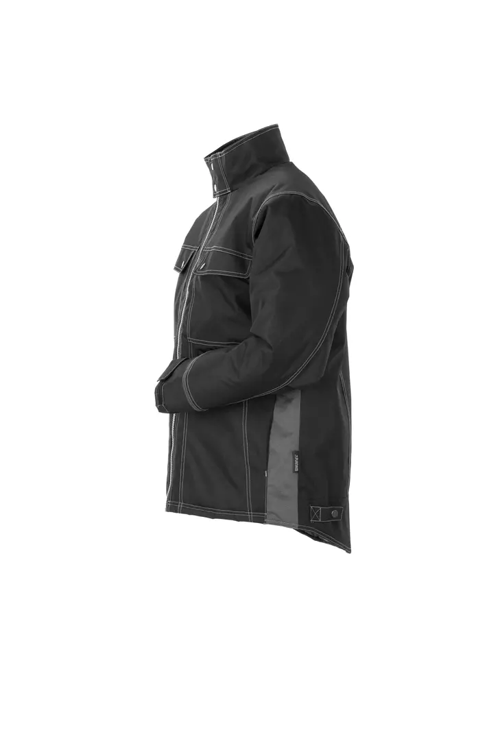 Planam 3344-RAJAUE, Outdoor Raven Jacket Black/Grey, image 3, gallery thumbnail