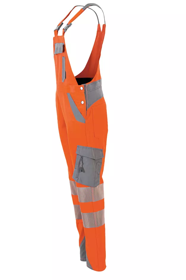 Planam 5935-NWDLAUE, Norit Damen-Latzhose Orange, image 3, gallery thumbnail