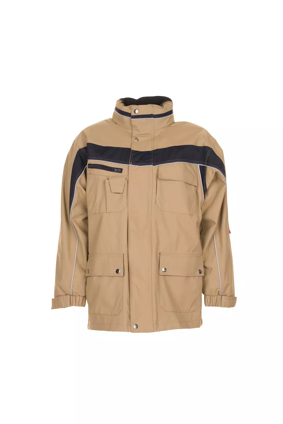 Planam 2574-INAWJ, Plaline Allwetter-Jacke Sand/Schwarz, image 1, gallery thumbnail