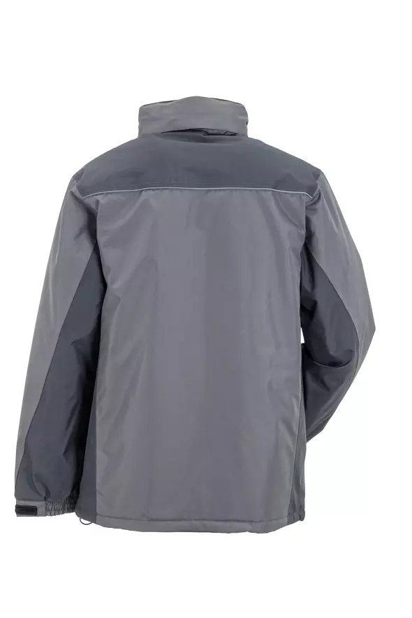Planam 2301-HLWJUE, Highline Men's Winter Jacket Zinc/Slate/Red, image 2, gallery thumbnail