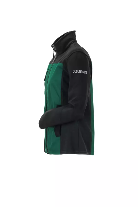 Planam 6514-NODHYUE, Norit Women's Hybridjacket Green/Black, image 3, gallery thumbnail