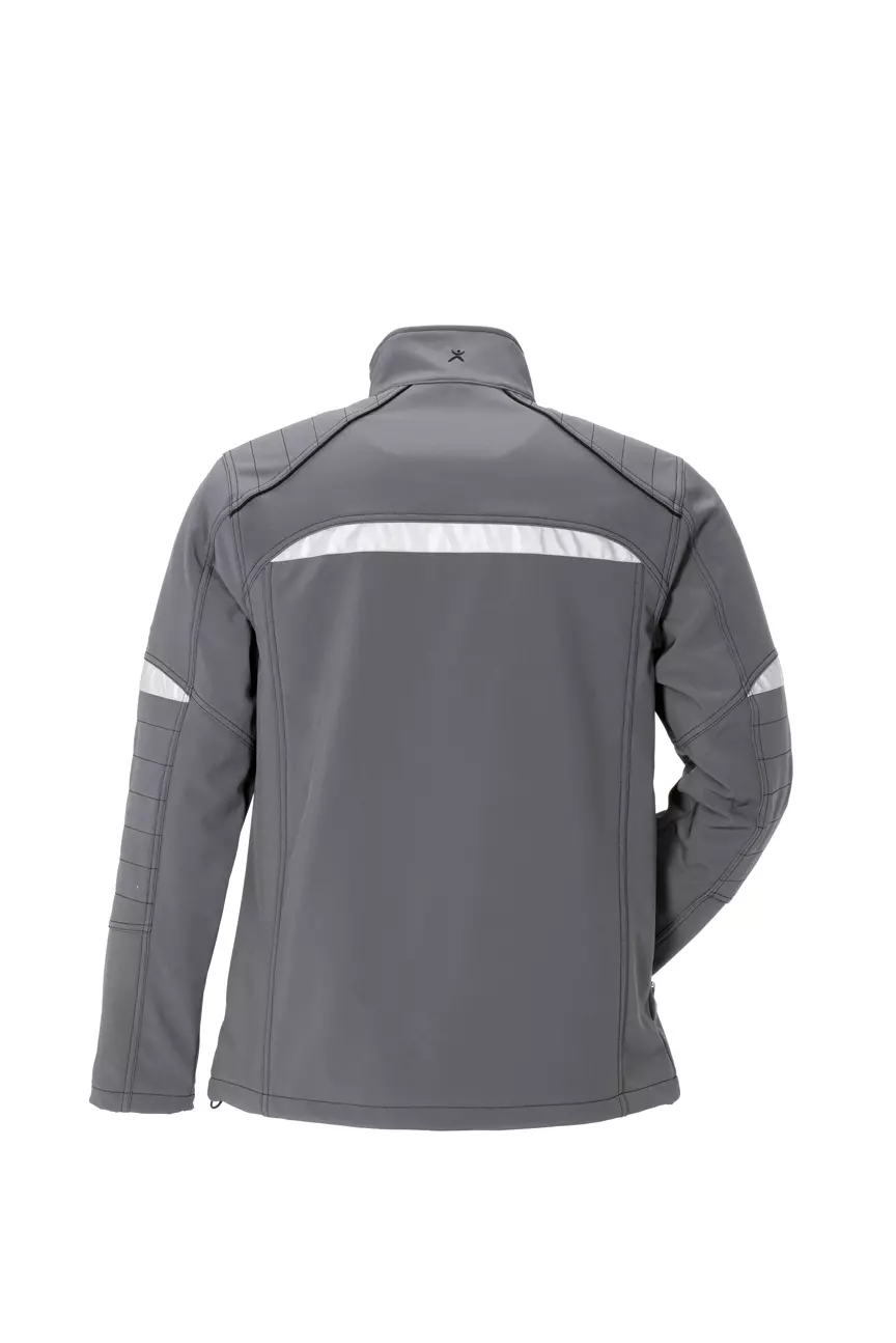 Planam 2951-DUSJ, DuraWork Softshell Jacket Grey/Black, image 2, gallery thumbnail