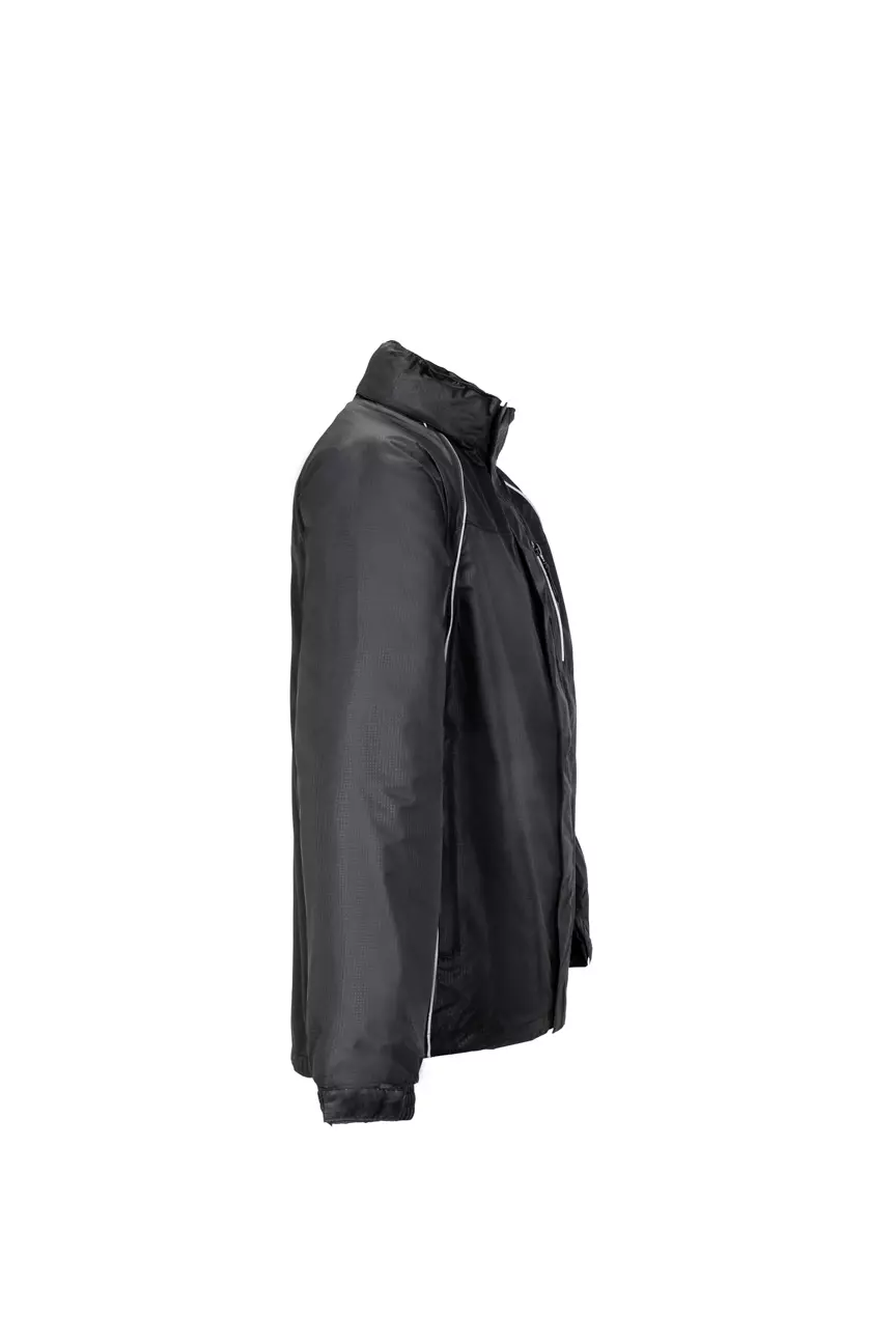 Planam 1470072, Outdoor Monsun Jacket Black 5XL, image 4, gallery thumbnail