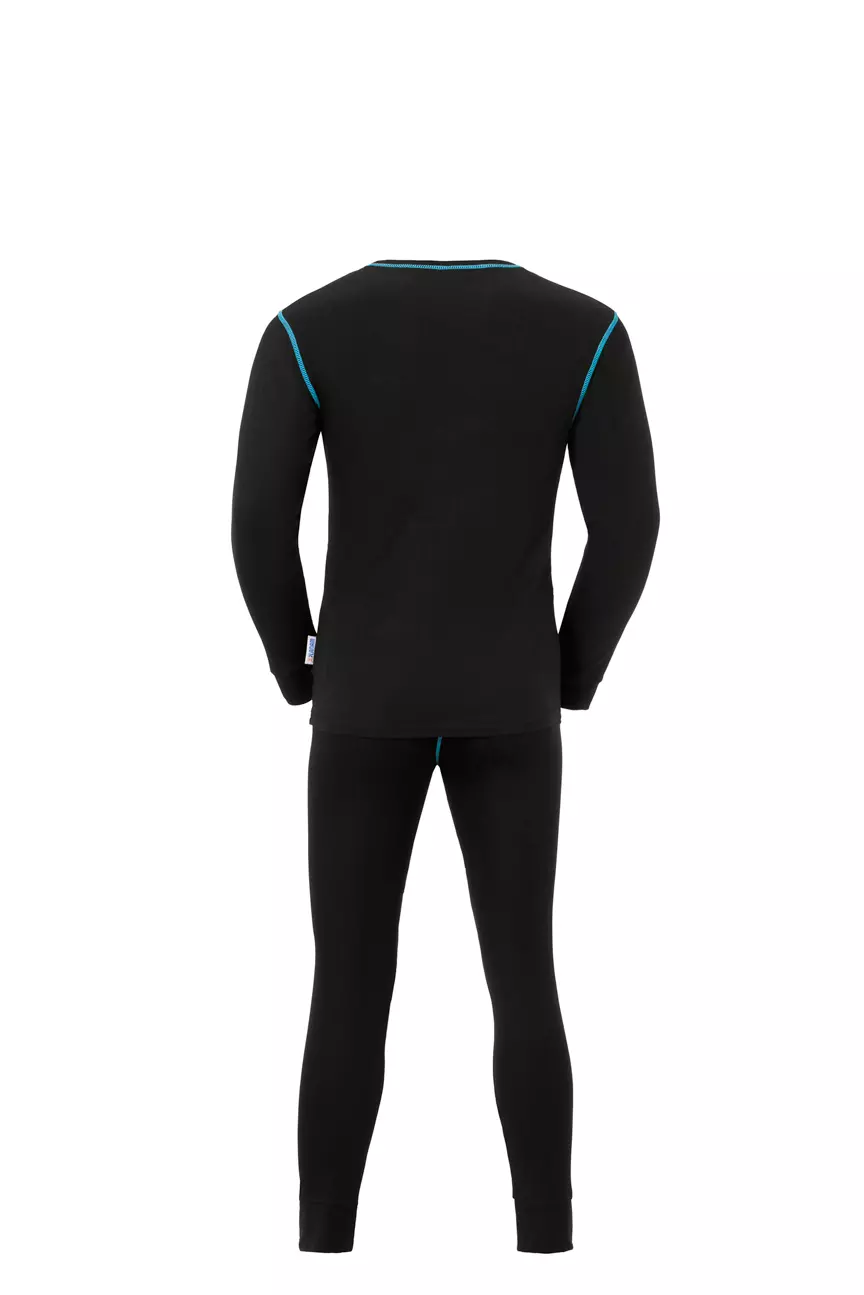 Planam 2215-FSET1UE, Functional Underwear Set 180 G/M² Black/Black, image 2, gallery thumbnail