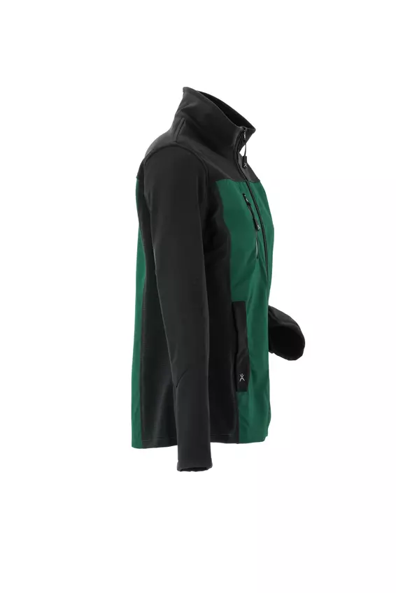Planam 6514-NODHYUE, Norit Women's Hybridjacket Green/Black, image 4, gallery thumbnail